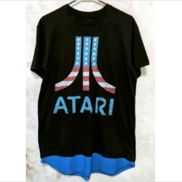 Atari Other - 🌸Host Pick🌸 Atari Patriotic Graphic T SS Crew